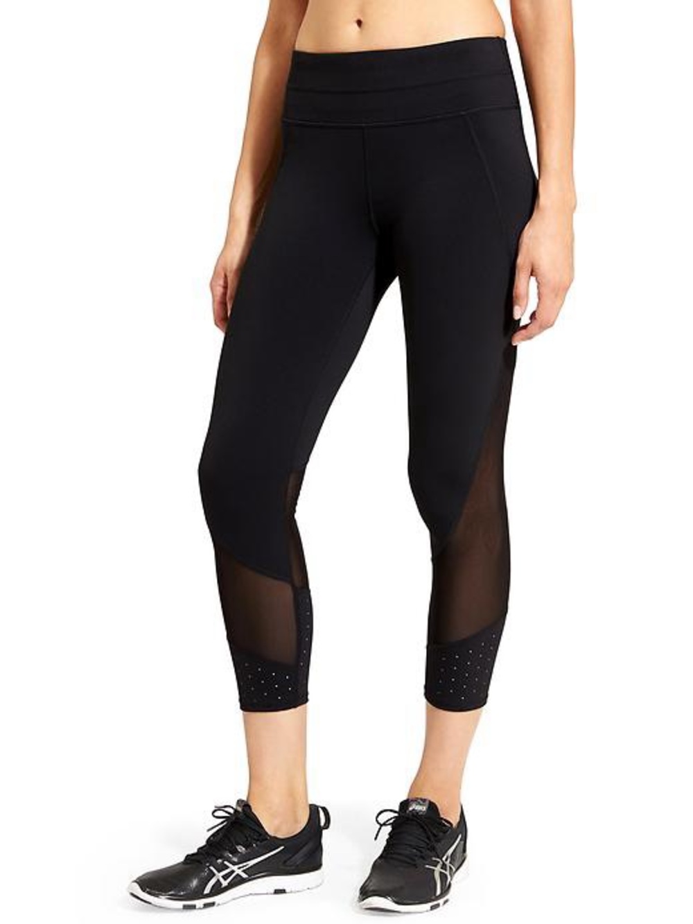 Athleta Laser Mesh Sonar Capri
